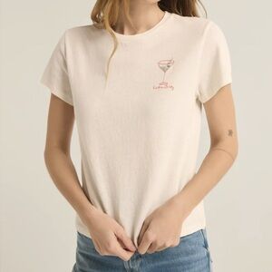 NEW Z Supply Extra Dirty Tee Martini🍸 Tshirt Tee Small - NWT